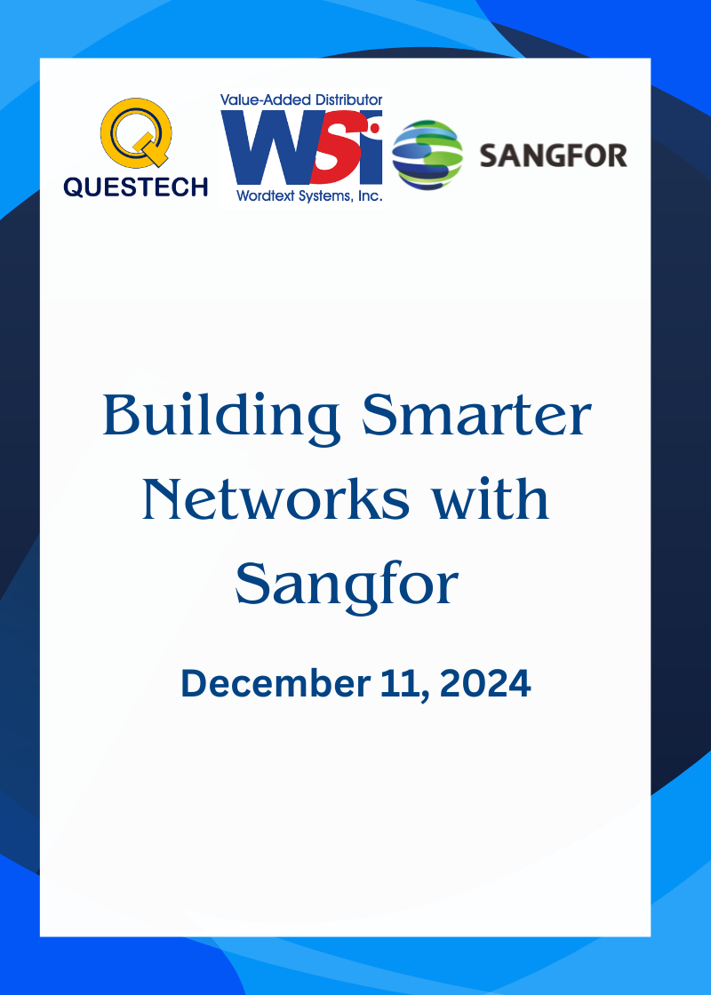 Building Smarter Networks with Sangfor